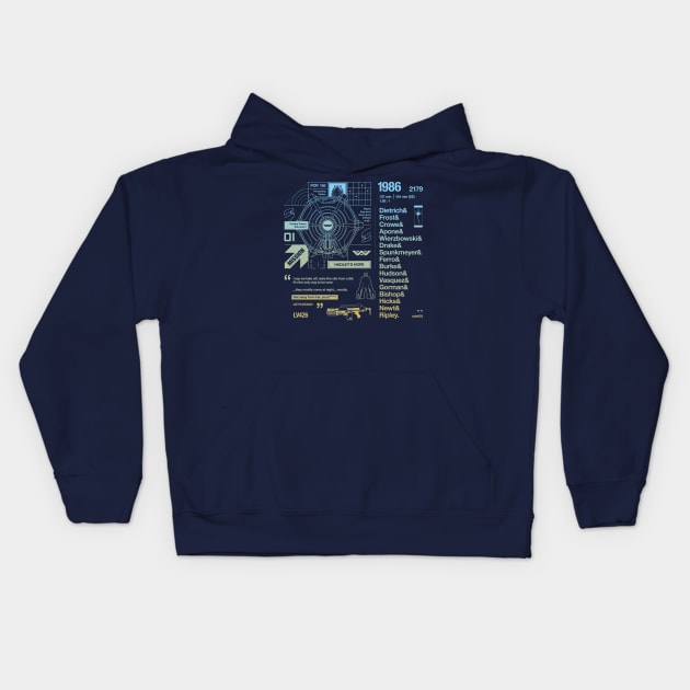 Ode 3 Kids Hoodie by heavyhand